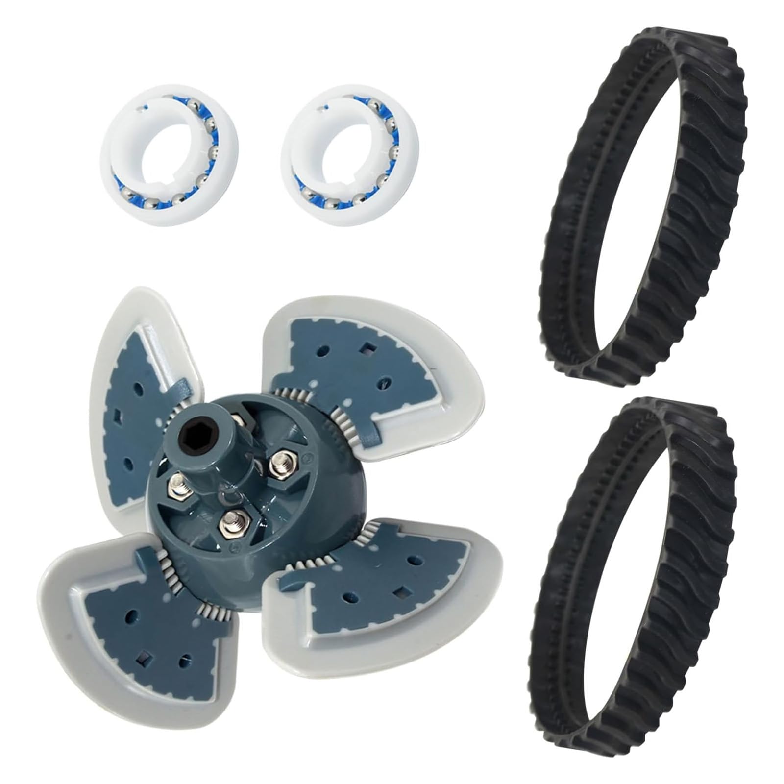 Jazuaiao Engine Assembly Texture Pool Cleaner Spare Part Suitable for MX6 MX8 Pool Cleaners with Bearing Accessories Cleaner Engine Replacement