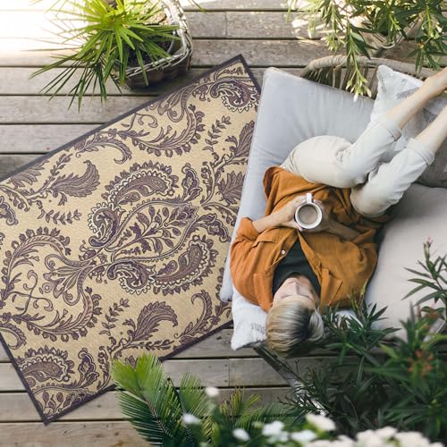 Tapis de balcon imperméable en vinyle résistant décoloration