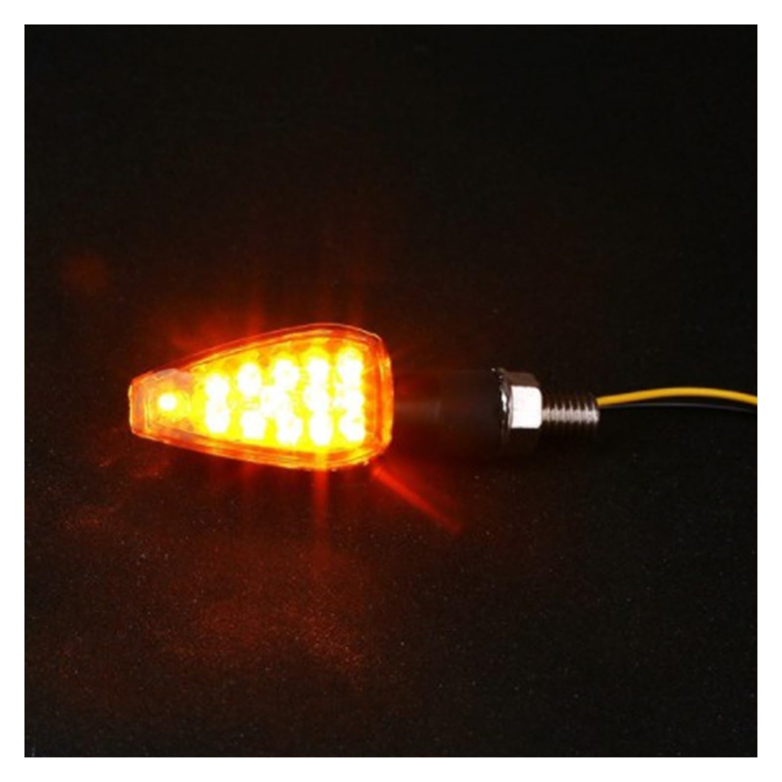 2 uds/4 Uds Universal Motocicleta Intermitentes de Motocicleta luz LED Intermitente Cola Parada lámpara de luz de señal Intermitentes Luces