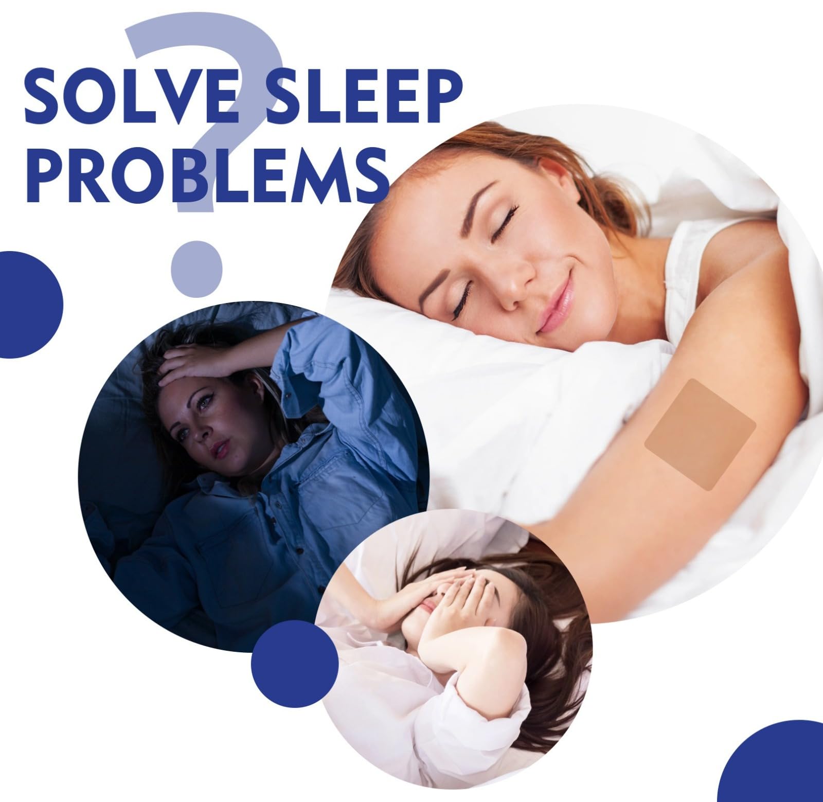 Naturali Deep Sleep Patch per Adulti per Boost Sleep Quality, Ease Fatigue and Stress