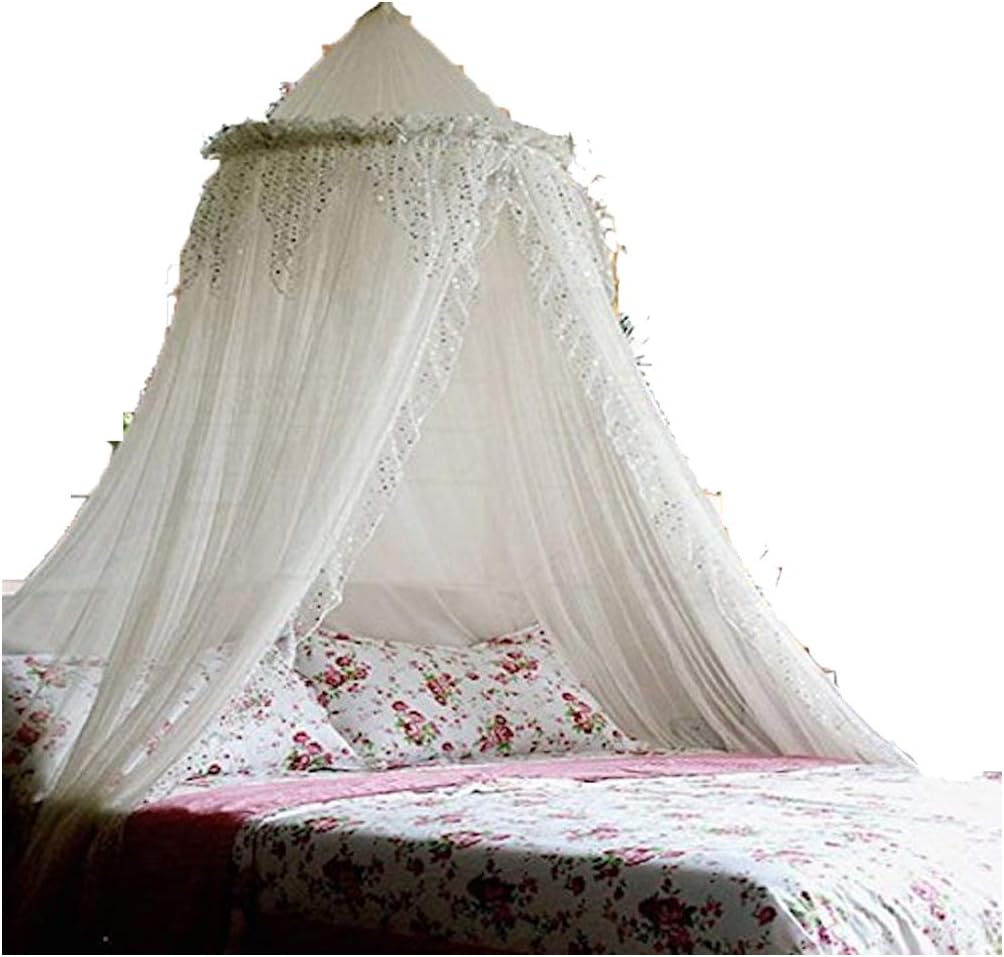 Jeweled Bling Princess Canopy By Sid (White)