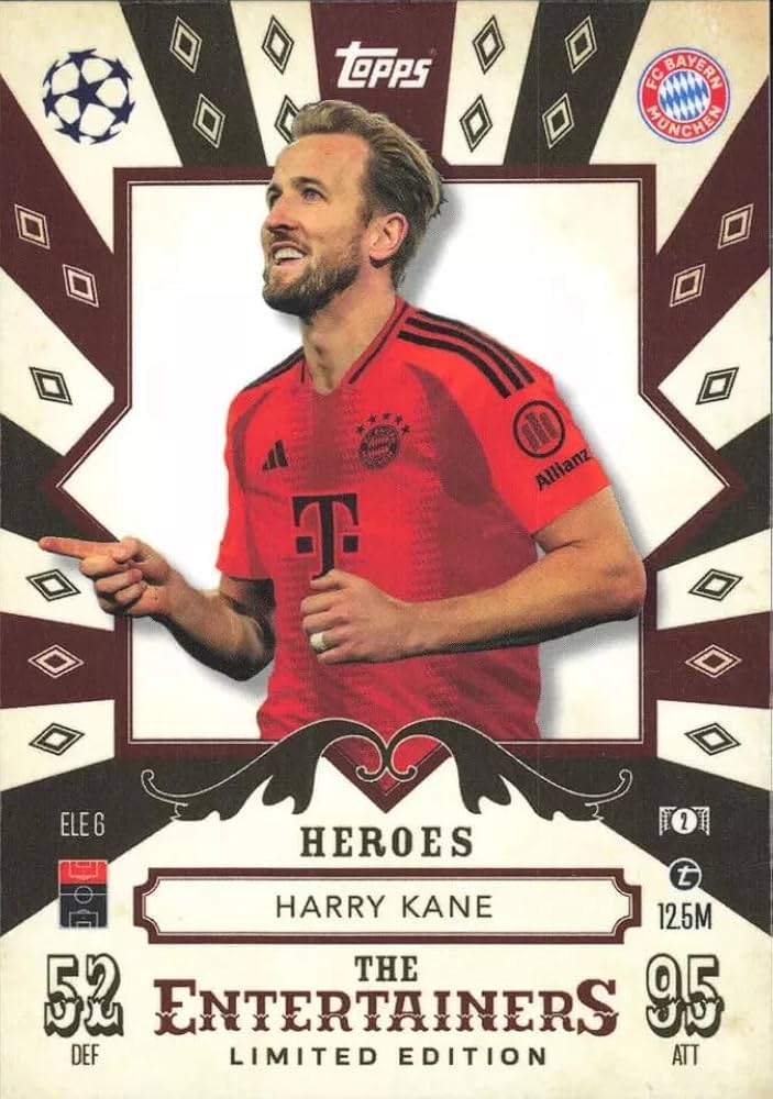 Amazon.com: Match Attax 2024 2025 Harry Kane The Entertainers