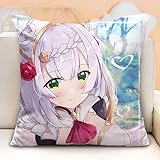 SYYNB Almohada de Peluche para Impact Noelle, Cojín de Dibujos Animados de Doble Cara para Decoración del Hogar y Coches,D 50 * 50CM