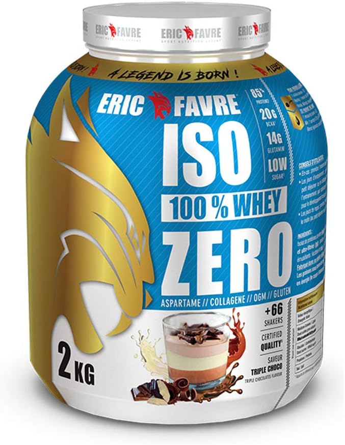 Eric Favre Iso 100% Whey Zero 2kg - Triple Chocolates