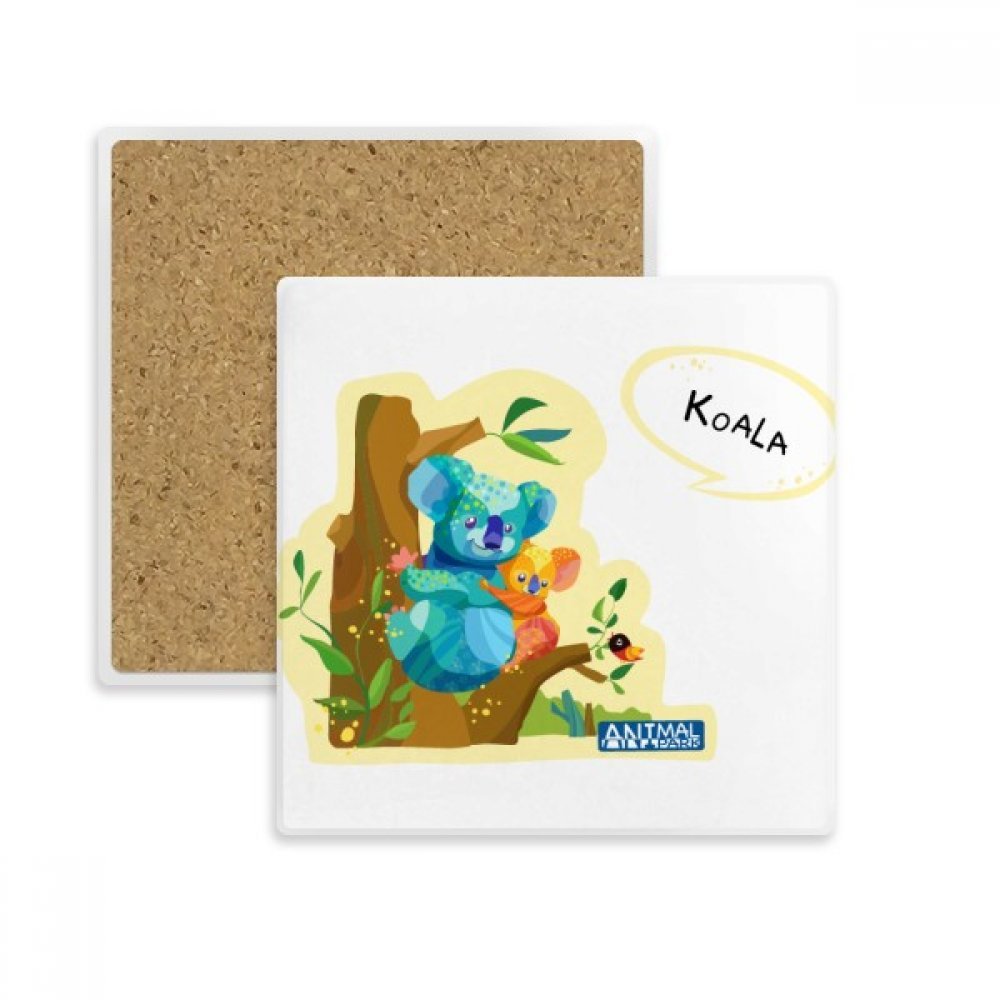 Cadeau de boissons avec le coaster tasse koala d'Australie aquarelle
