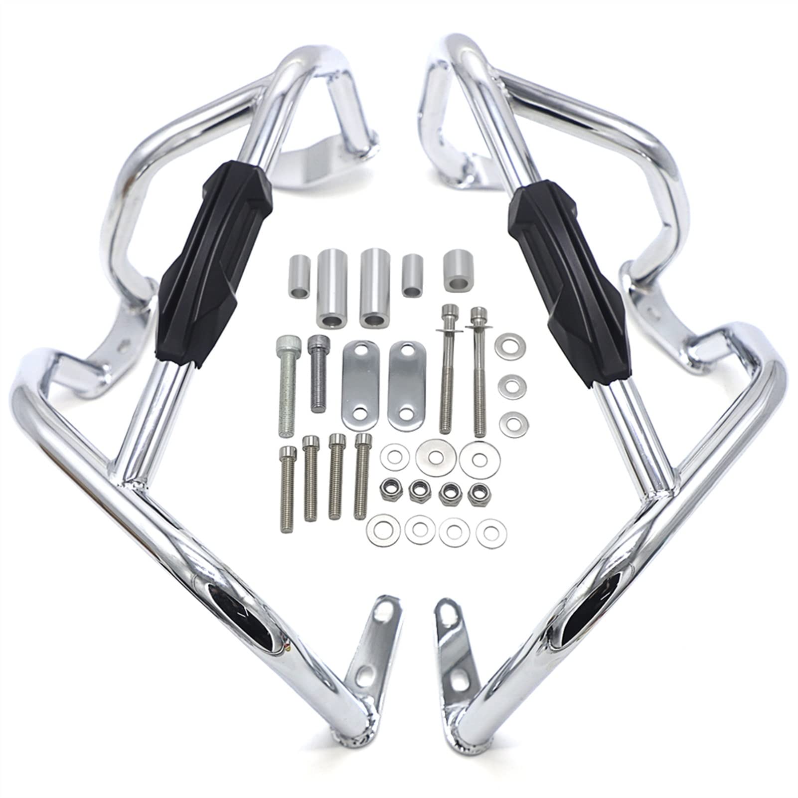 Crash bar pour Goldwing GL1800 : protection moteur haut de gamme en acier noir