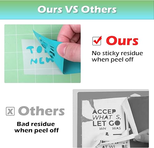 Miniatura 7 de HTVRONT Variedad de alfombrillas de corte para Cricut, paquete de 2 alfombrillas de corte de 12 x 12 pulgadas para Cricut MakerMaker 3Explore