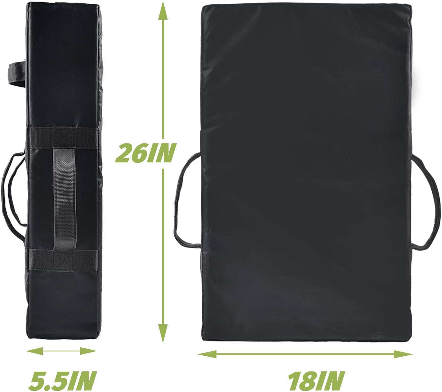 Boxing Pads Kicking Shields - Professional Blocking Training Pads for Martial Arts Muay Thai MMA Karate & Kickboxing - High-Density Padding with 5 Handles for Coaches Adults & Youth