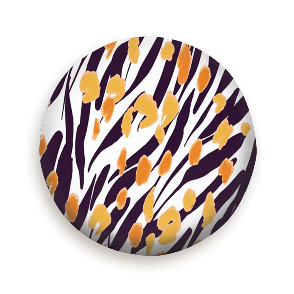 SunwdSpare Wheel Covers, Animal Fashion Pure Black 14", 15",16",17" inch Polyester Spare Tire Tyre Wheel Valve Cover (1pcs of Pack)