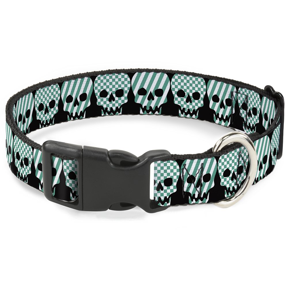 Collier plastique clip Buckle Down Pc-w30379-wl grand chien à motif carreaux