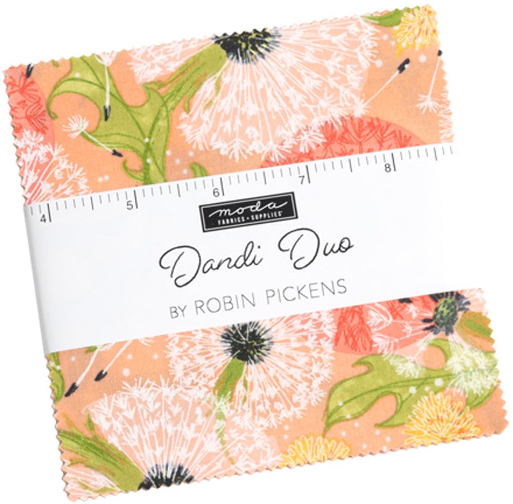Dandi Duo Charm Pack by Robin Pickens; 42-5" Precut Fabric Quilt Squares