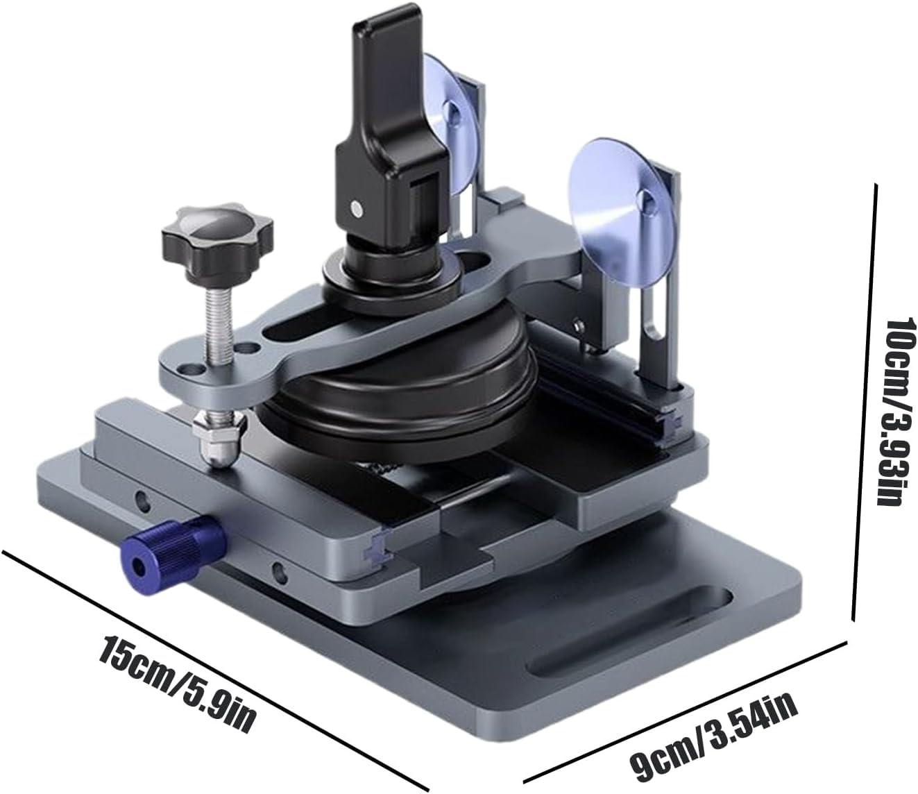 Morsetto separatore schermo girevole a 360° con ventosa per riparazione LCD di smartphone e manutenzione fai-da-te