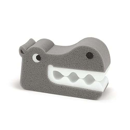 Genuine Fred Mordedores de baño, esponja de baño para niños, hipopótamo