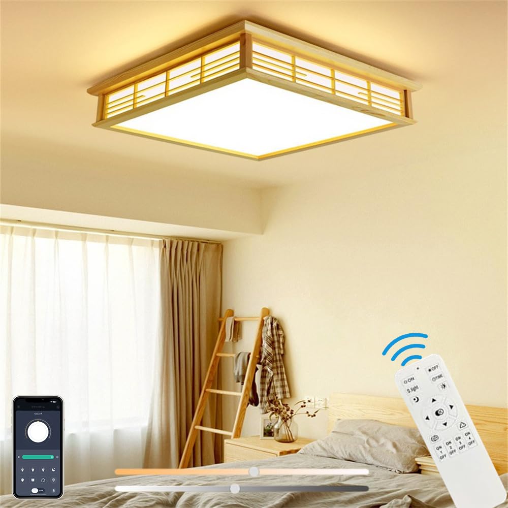 LED シーリングライト 寝室 和室 照明 6-8畳 無階段調光調色 Amazon.co.jp : LED シーリングライト 寝室 和室 照明 8-13畳 無階段調