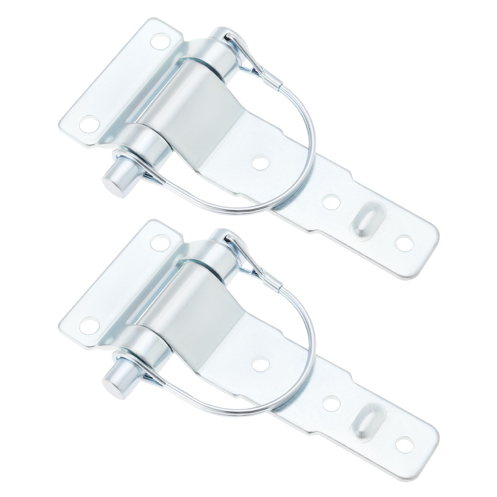 LT Easiyl 2Pcs D Type Car Detachable Steel Hinges Car Hinge Removable Pin Hardware Suitable for Trailer Trucks Van Caravan Horse Trailer, Galvanizing