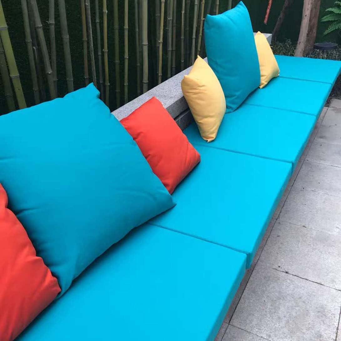 Cojín impermeable para banco de jardín de 2/3 plazas, 110 x 30 cm de grosor, perfecto para uso doméstico y patio, cómodo accesorio de jardín