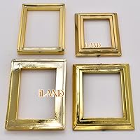 Vista 8 de iLAND Accesorios de casa de muñecas en miniatura para muebles de casa de muñecas a escala 1:12, marcos de casa de muñecas con juego de pinturas