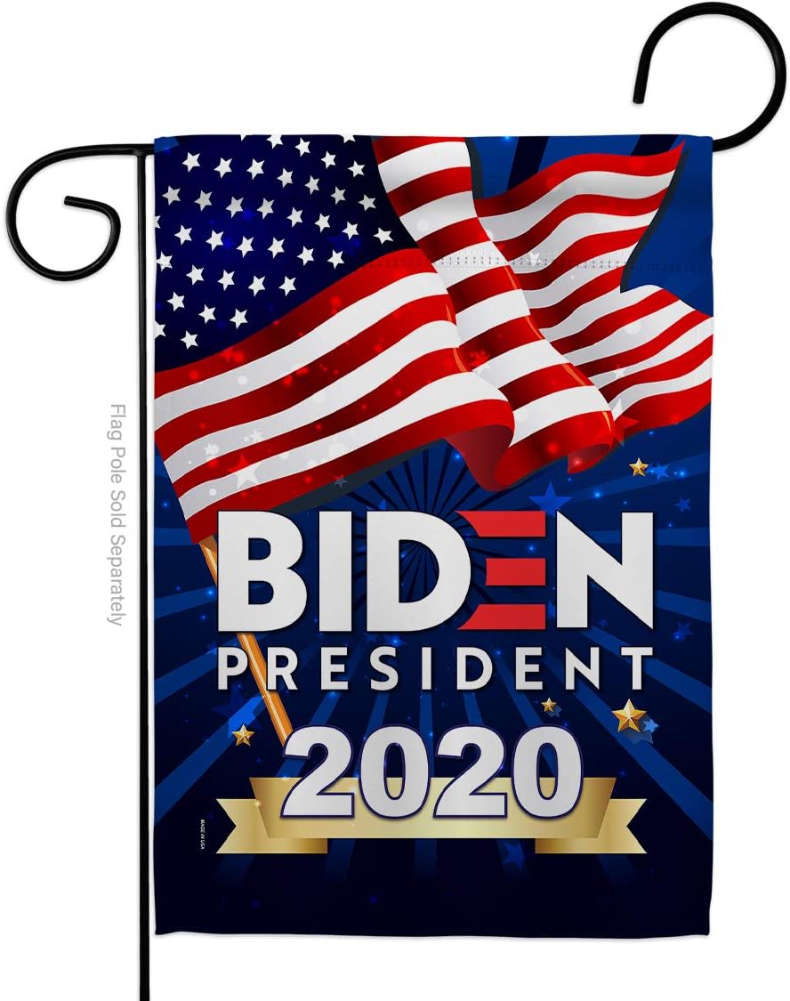 2020 President Garden Flag Patriotic Vote Election United State American House Decoration Banner Small Yard Gift Double-Sided, Made in USA