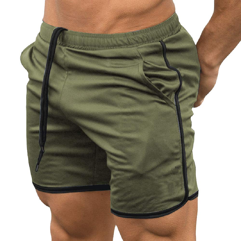 EVERWORTHMen's Gym Workout Boxing Shorts Running Short Pants Fitted Training Bodybuilding Jogger Short