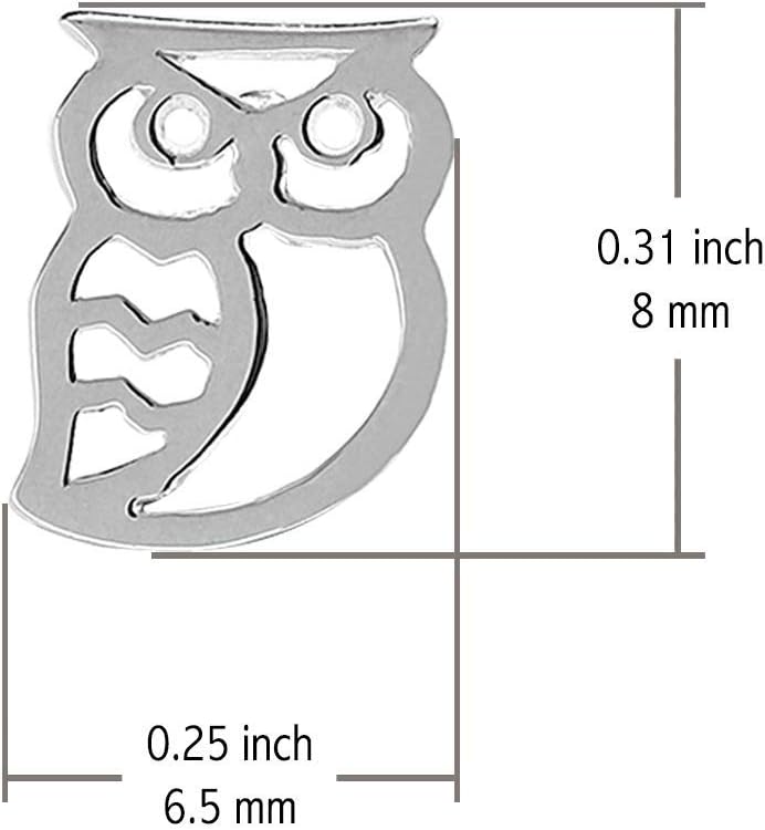 Boma Jewelry Sterling Silver Owl Stud Earrings - Image 5