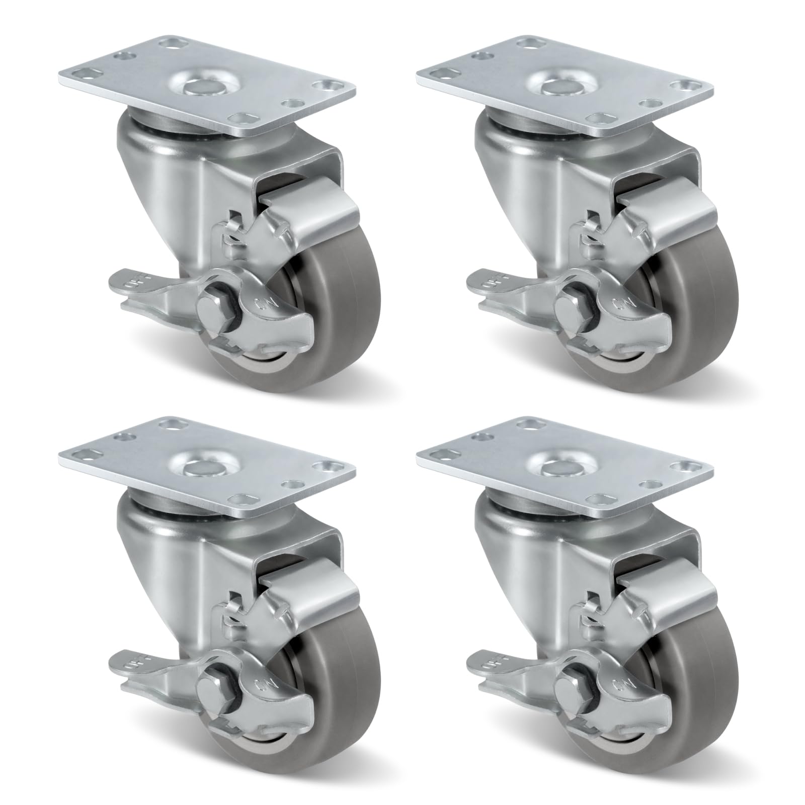 Heavy Duty Caster Wheels - 1000lb Capacity -32