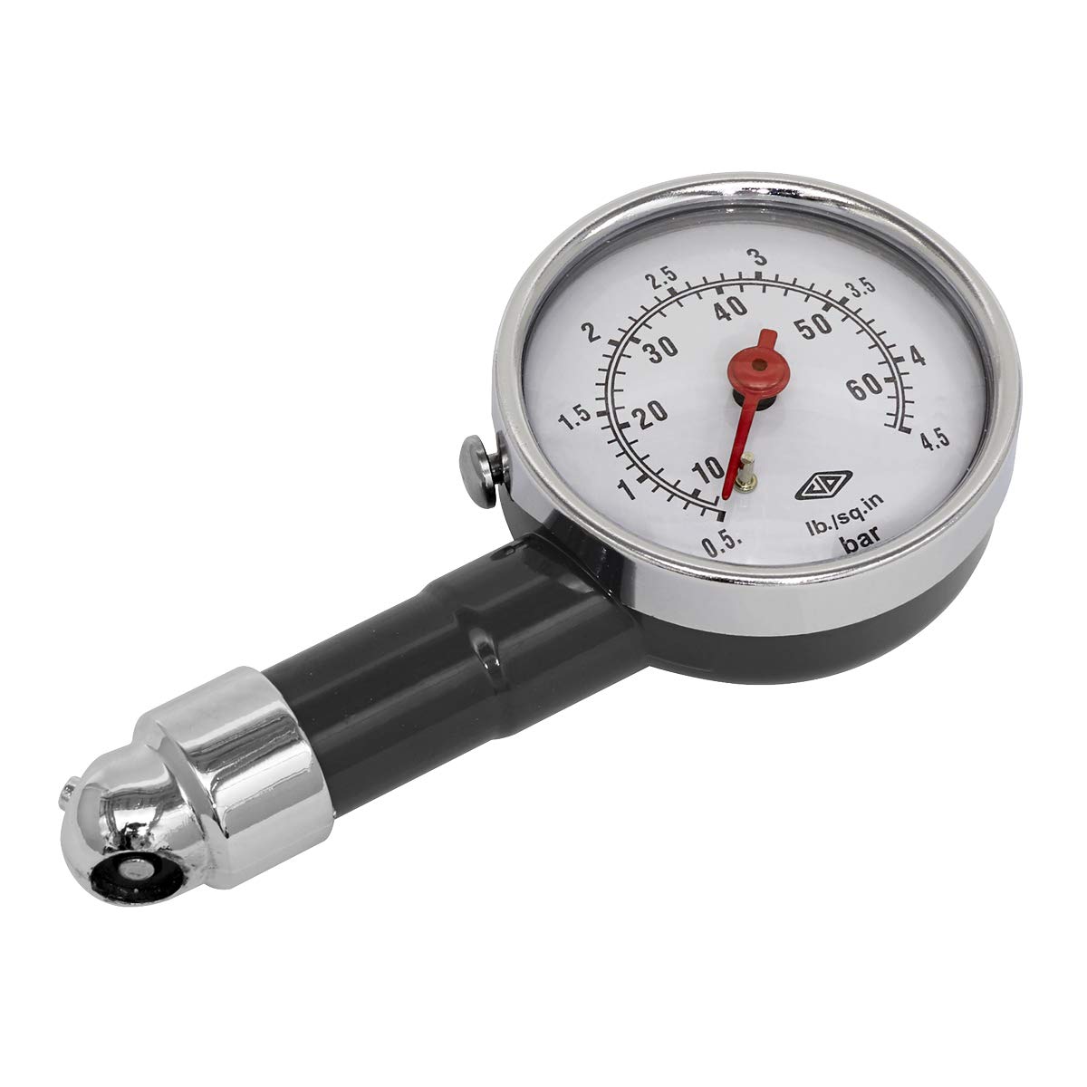 Sealey Tyre Pressure Gauge Dial Type Tuv/Gs Approved