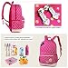 Vbiger- Mochila infantil para niña, con bolsa para almuerzo y bolsito para...