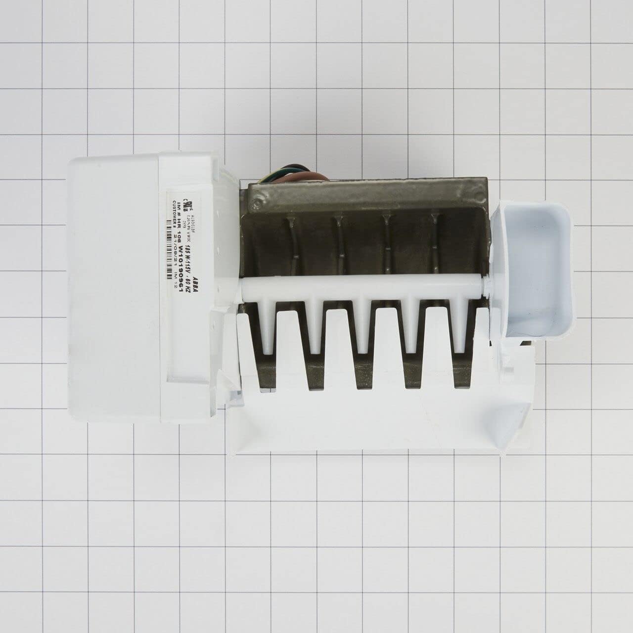 Whirlpool WPW10190961 Genuine OEM SxS Refrigerator Ice Maker Assembly Replacement Part - Replaces W10122503, 2212352, 2212353, W10190961