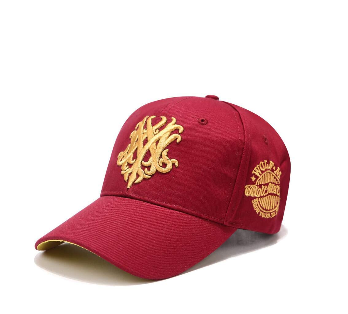 Berretto Baseball Uomo In Cotone Con Fibbia Regolabile - Stile Classico Con Ricamo Lupo - Taglia Unica - 5