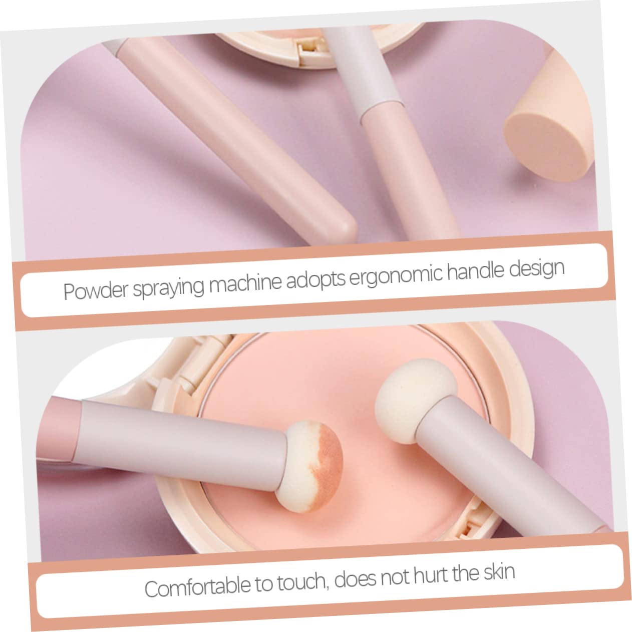 PartyKindom 4Pcs Mushroom Concealer Brush Makeup Sponges for Foundation Powder Durable Washable Makeup Tools for Natural Blending Smooth Touch Applicator