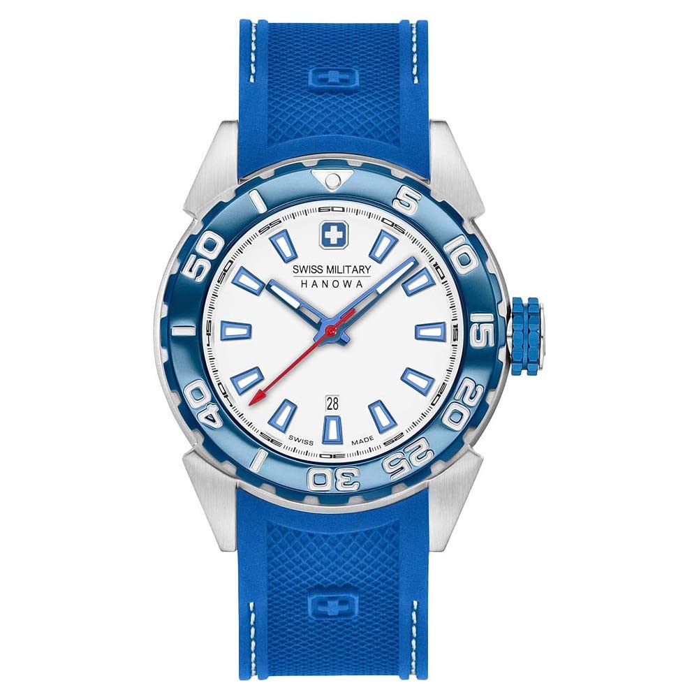 Swiss Military Analog mid-33952, blue, strip