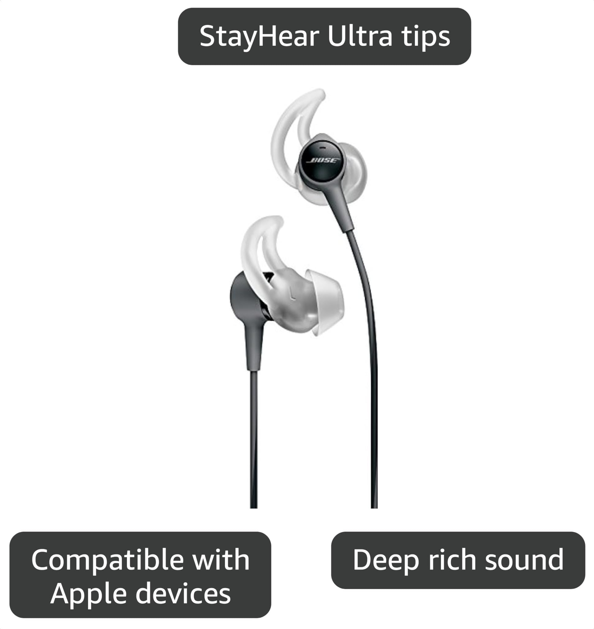 Amazon.com: Bose 741629-0010 SoundTrue Ultra in-Ear Headphones