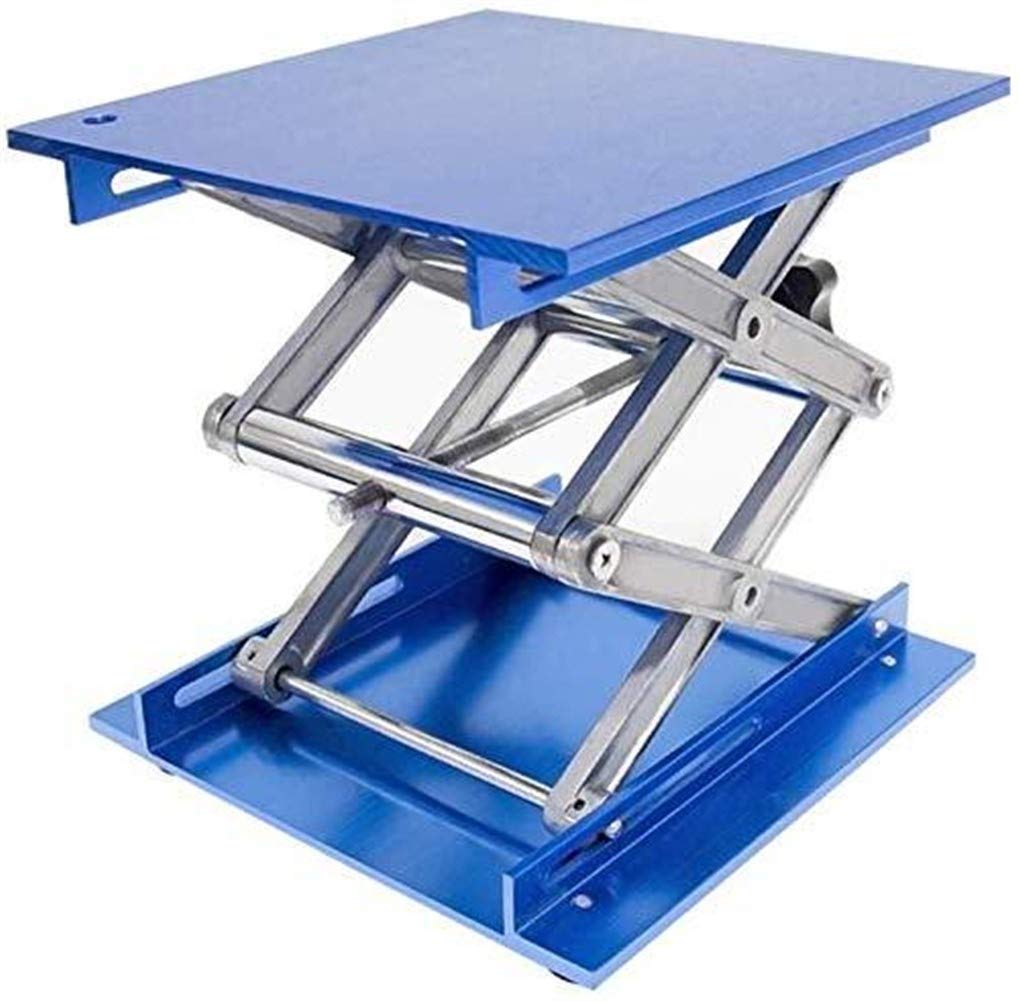 Buy Lab Jack 8X8 Inch, Aluminium Laboratory Scissor Jack Lift Table, Overall Height 12.2 Inch