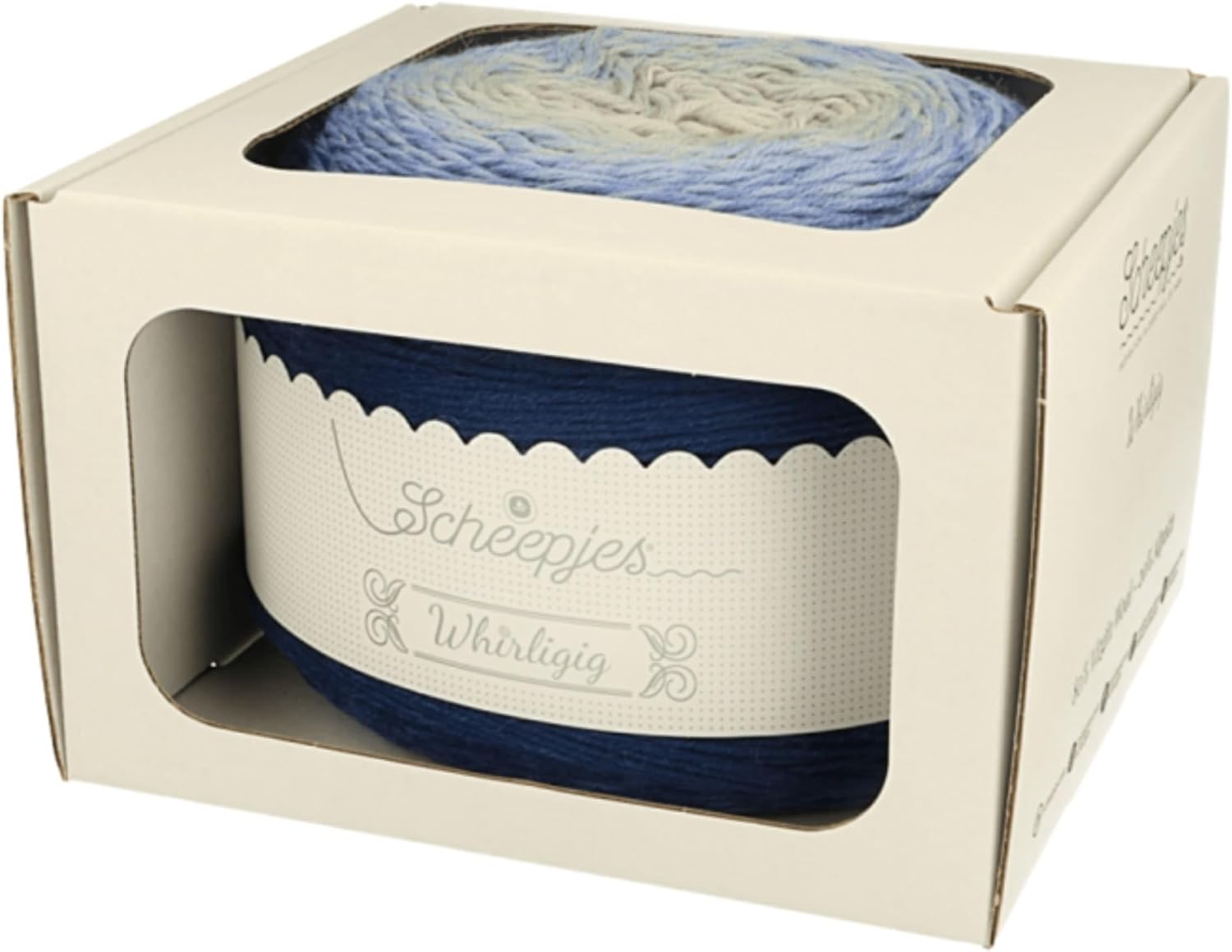 Scheepjes Whirligig Gradient Yarn Cake, 450 g (15.9 oz), Shade 206 Green to Ochre