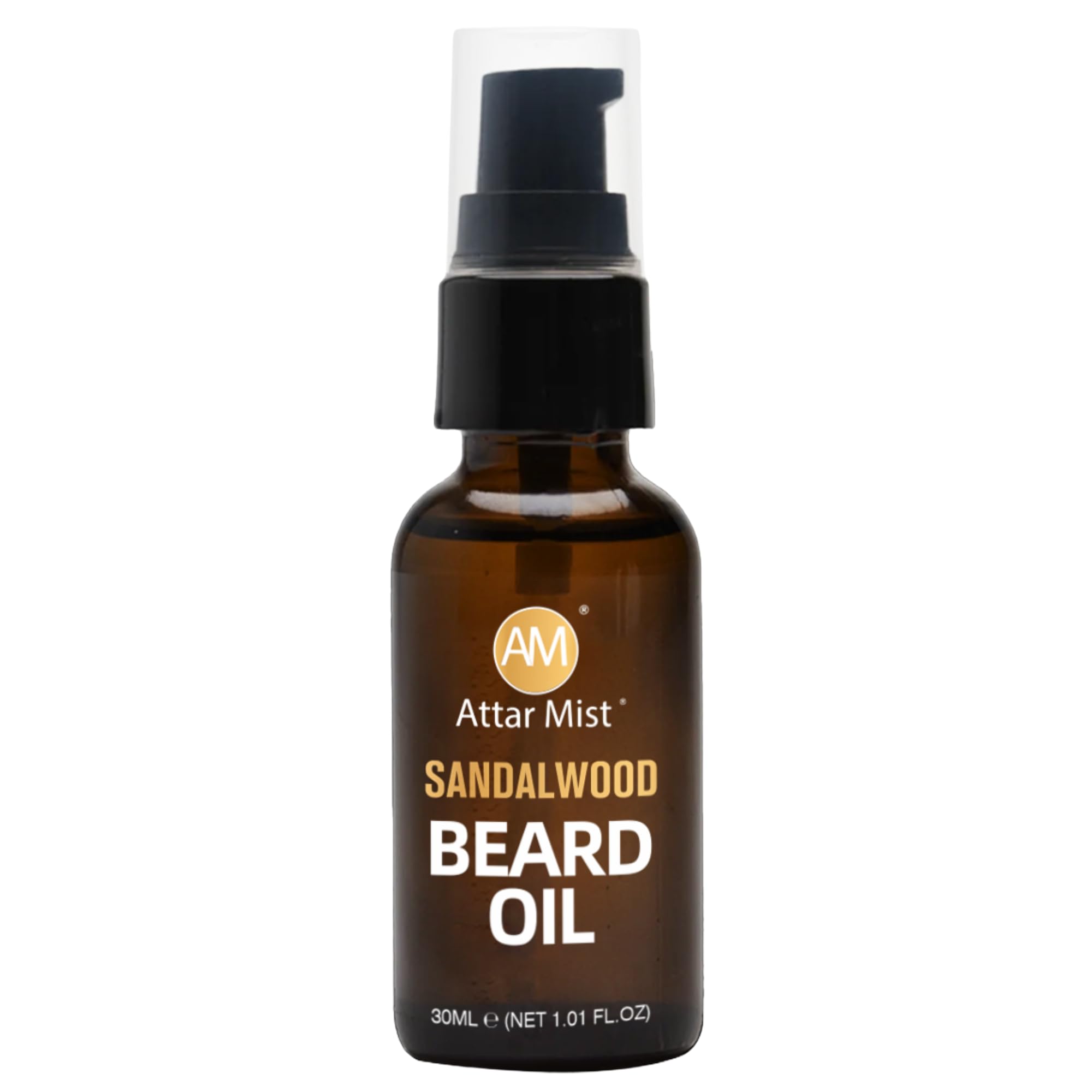 AM Attar Mist Hydrating Beard Oil, Sandalwood Scented, 1.01 fl oz