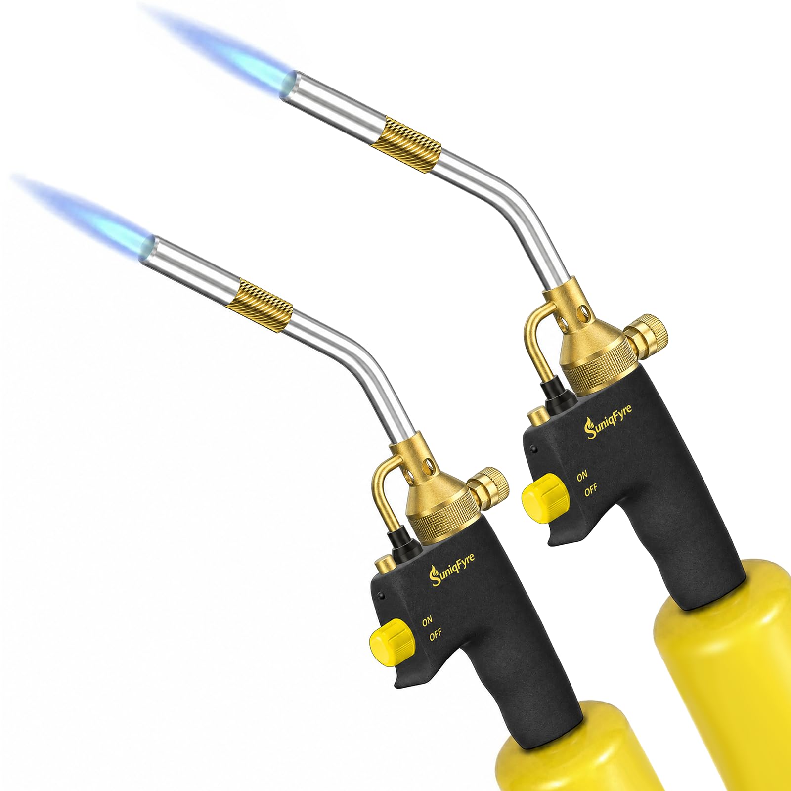 Propane Torch Head, Upgraded 10,000 BTU, Built-in Regulator&Flame Lock, 360° All-Angle Burn Plumbing Torch Compatible with MAPP/MAP-Pro/Propane for Soldering, CSA Certified — Amazon image 11