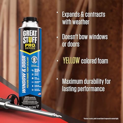 Miniatura 2 de Great Stuff - Kit de sellador de espuma Great Stuff Pro para ventanas y puertas de 20 onzas pistola de espuma Great Stuff para hacer grandes