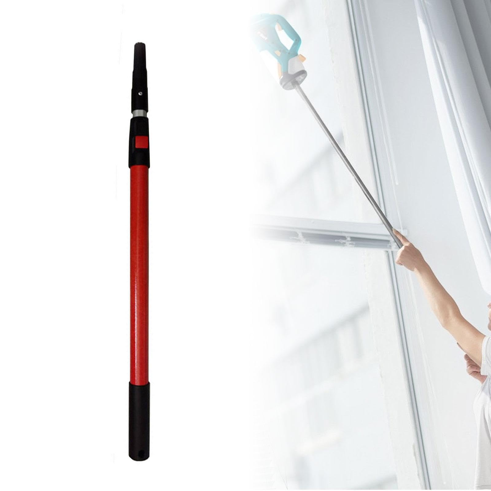 Perche Télescopique Extensible pour Peindre Une Terrasse, Nettoyer et Dépoussiérer La Maison