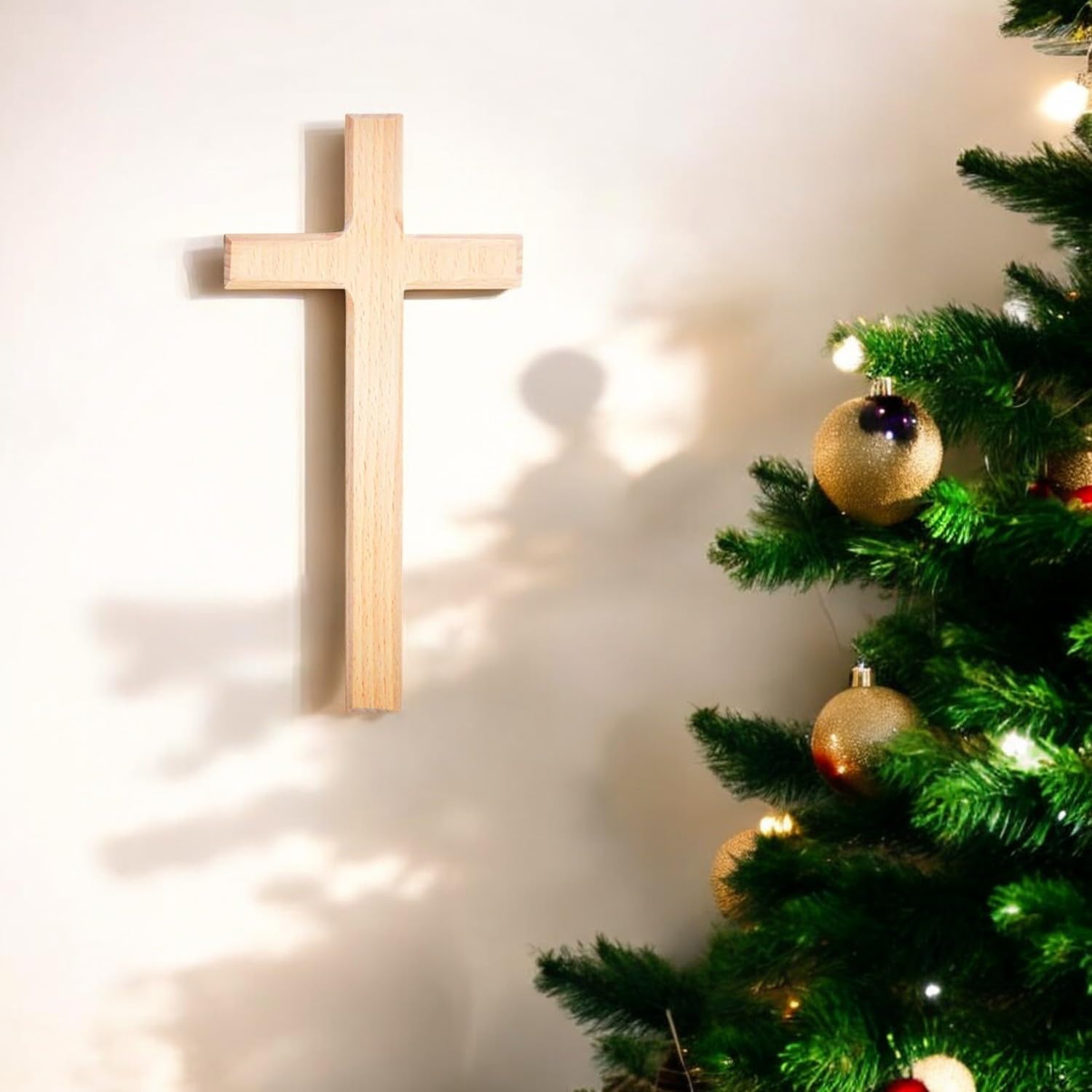 Wooden Jesus Tree Combo - Christmas Decoration -3