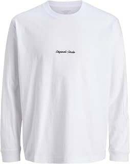 JACK & JONES Jornorrebro Emb Tee Ls Crew Neck