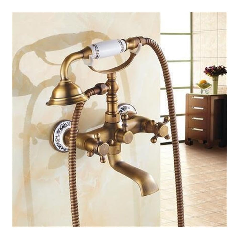 Blyqxs 5 Bathtub Faucets Wall Mounted Brushed Shower Faucets Torneiras Xt354