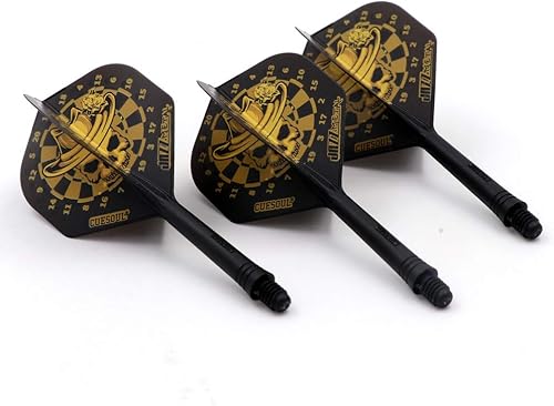 Miniatura 3 de CUESOUL ROST - Eje de dardos integrado y estándar de vuelo de dardosdelgadodiamanteala grandelágrimadiamante