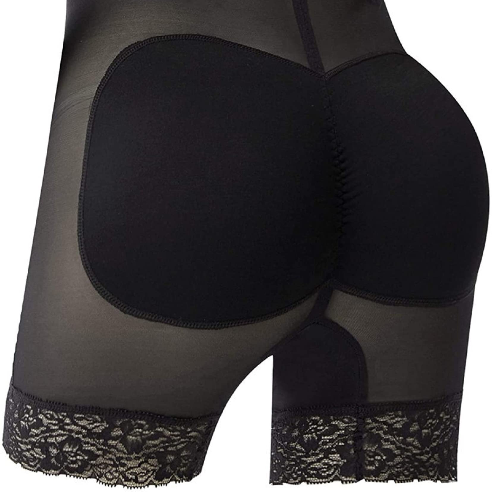 TTDGYYXW damskie majtki podnoszą pośladki bielizna modelująca biodra wzmacniają wyściełane majtki booty wysokie udo szczuplejsze