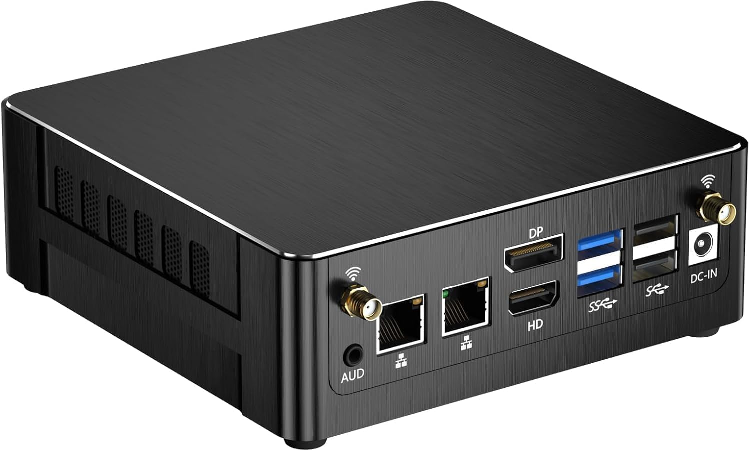 Thdeukoty Mini PC i9-13900H, 14 Cores Upto 5.4GHz, 64G RAM 1T SSD, Mini Desktop Computer Win 11 Pro(TPM2.0), Dual LAN, WiFi6E, BT5.3, DP/HDMI/Type-C Triple Display, VESA
