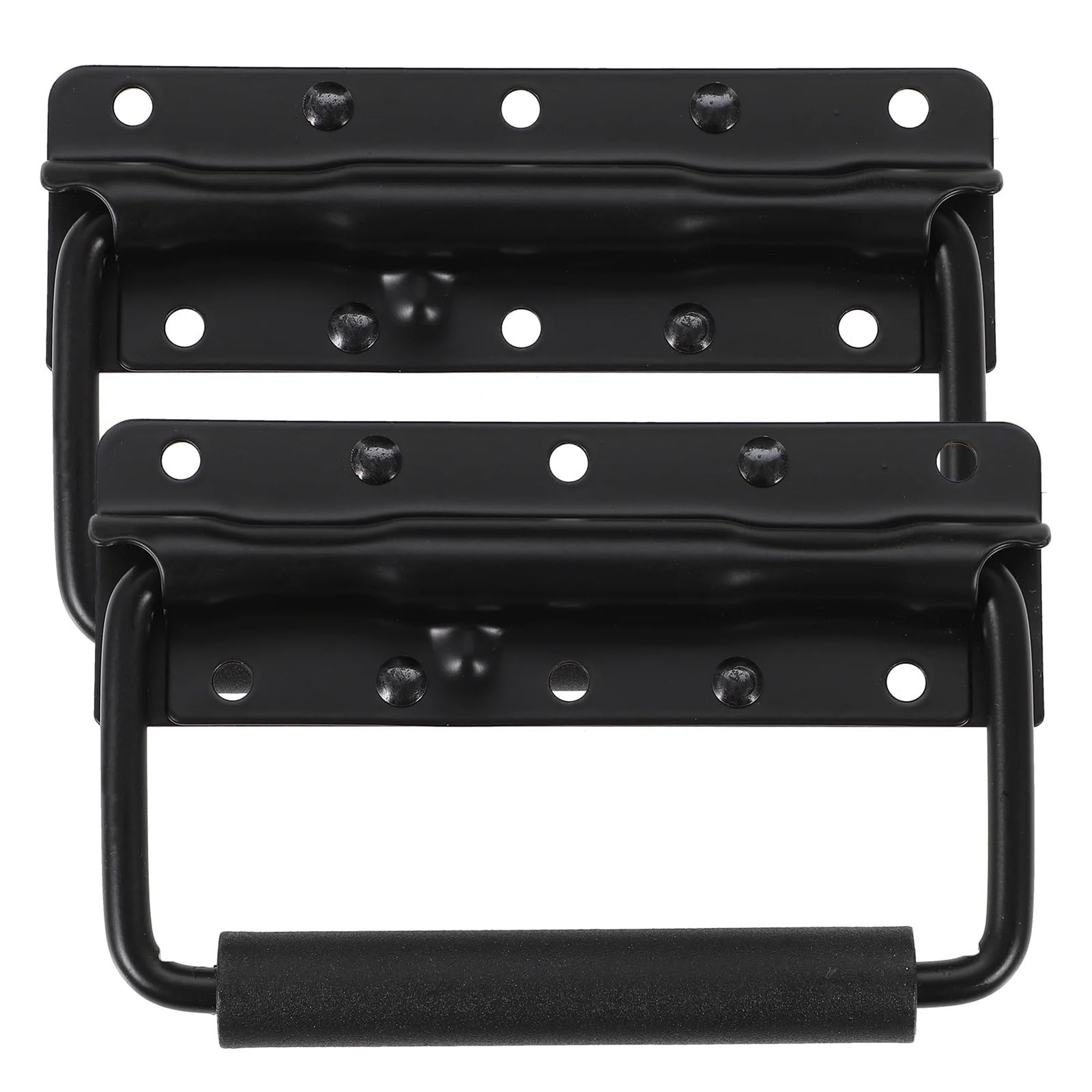 Maryear Spring-Type Box Handle 4Pcs Heavy Duty Metal Tool Box Handle Spring Loaded Carry Pull for Chest Case Handles Cabinet Pulls Replacement