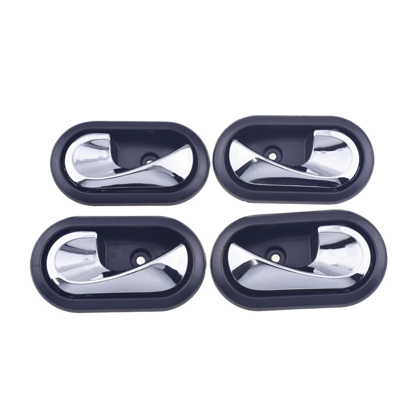 ELEKMPMGTD for Dacia for Logan for Sandero for Dokker for Duster for Lodgy Interior Door Handle Front Rear Left Right Interior Door Handle(1 Set)