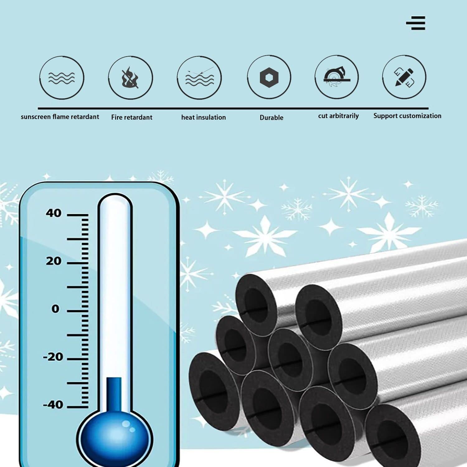 Tubo Isolante In Gommapiuma Di Colore Personalizzato Per Condizionatore D'aria - Acquista Tubo