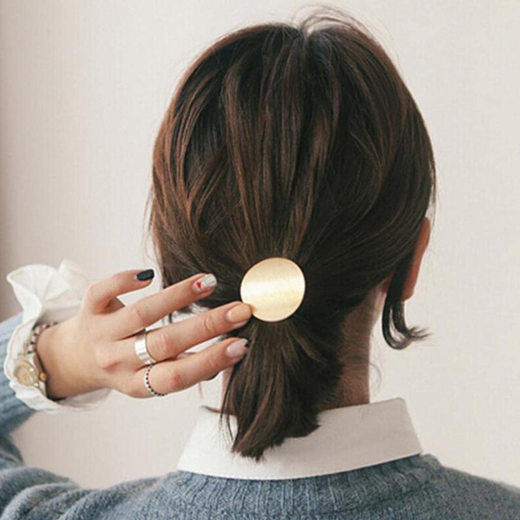 THE STYLE SUTRA® Women Girls Metal Cuff Wrap Hair Band Elastic Rope Ring Ponytail Holders Gold | Womens Accessories |Hair Accessories (B0CNK4SCN1) Amazon Price History, Amazon Price Tracker