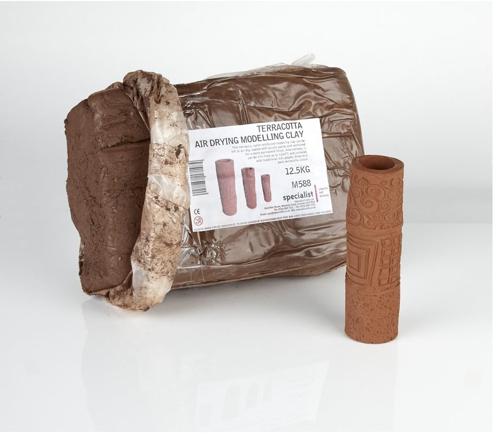 Specialist Crafts Air Drying Clay Terracotta 10kg