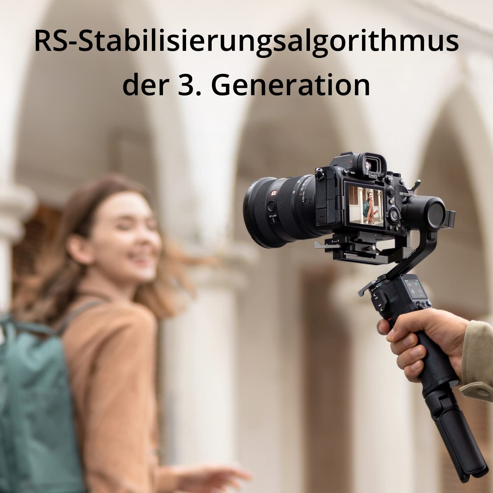 DJI RS 3 Mini Leichter Stabilisator 3-Achsen Gimbal 2 kg Zuladung Bluetooth-Aufnahmetaste Native vertikale Aufnahme